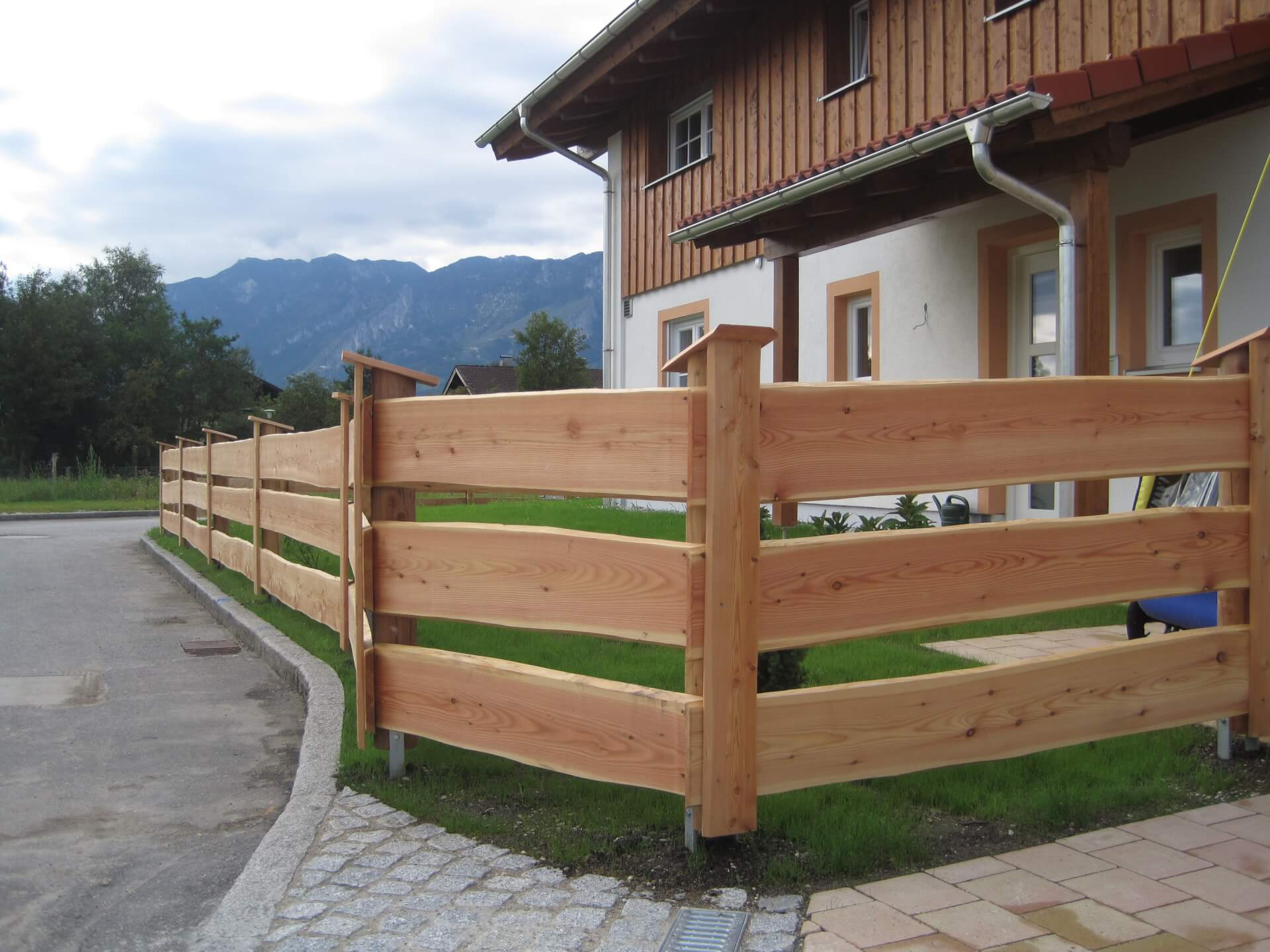 Bretterzaun Waagrecht Zaunbau Holzbau Schillinger Bretterzaun Waagrecht Zaunbau Holzbau Schillinger